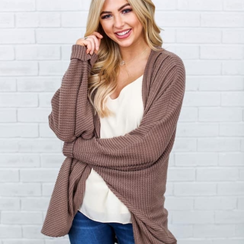 Cabin Fever Cardigan in Mocha